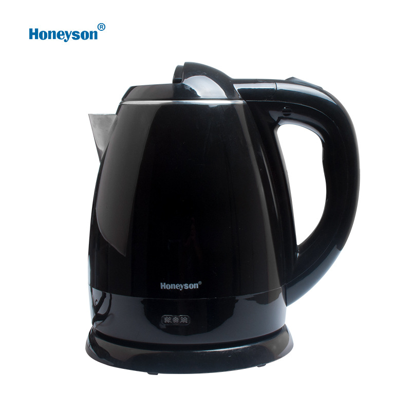 Honeyson Hotel hervidor eléctrico de acero inoxidable de doble capa 304 hervidor de agua resistente a la quema seca 1.2L image 7