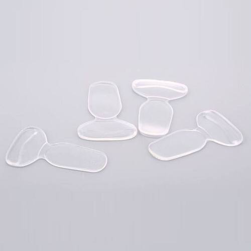 Wholesale high-heeled leather shoes anti-wear silicone transparent heel sticker for women summer 2-in-1 thickened non-heel half size insole