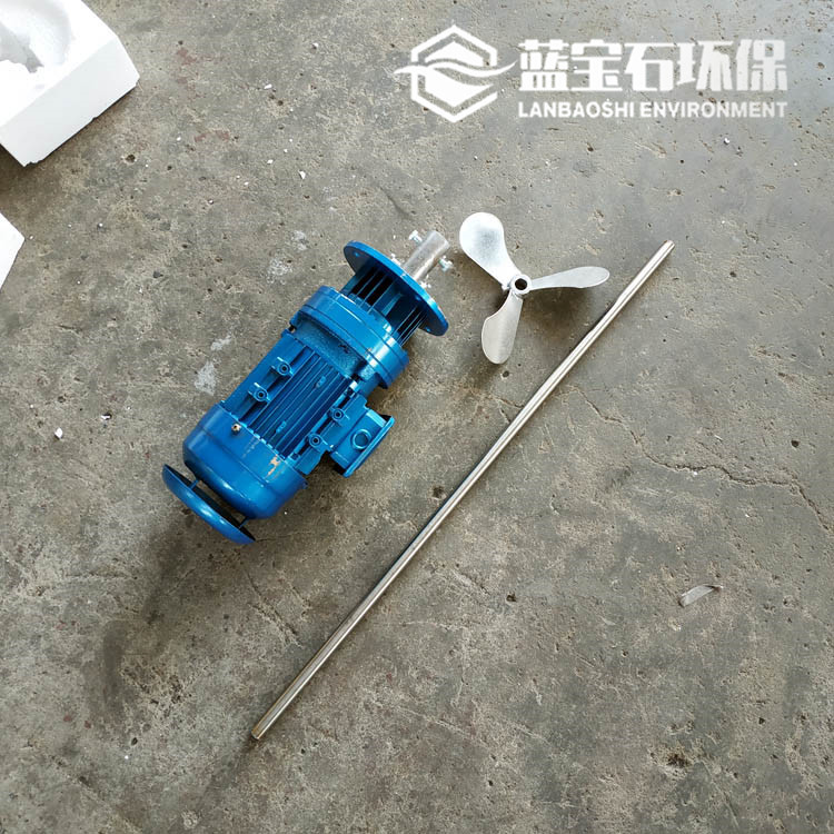 加药搅拌机JBJ1-350混合池搅拌器ZJ型立式顶进式桨式搅拌机蓝宝石
