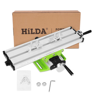 Multi-functional mini bench drill milling machine cross workbench, drilling and milling machine tool cross sliding table factory direct sales