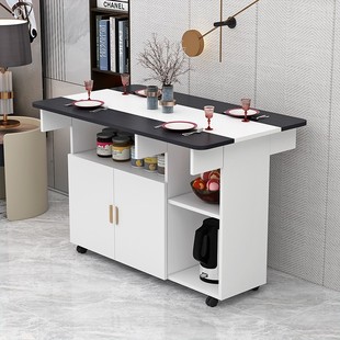 Removable Dining Table Folding Dining Table Household Small Apartment Rectangular Sideboard Locker Dining Table