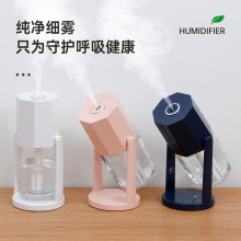 2024年车载加湿器家用usb七彩补水雾化器二代摇头空气多功能静音