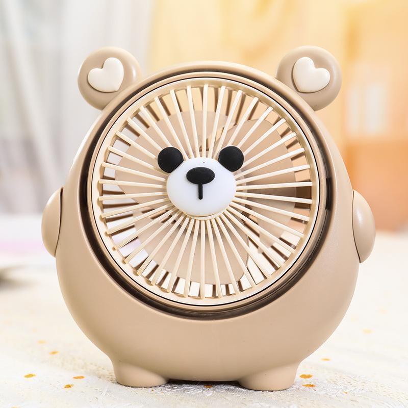 Cute adjustable bedside handheld air fan for bed