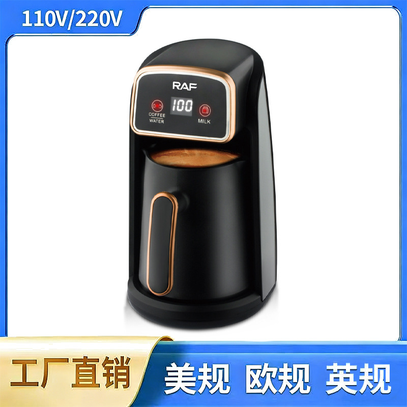 Transfronterizos CE cafetera de café turca cafetera de café turca cafetera de té visual calentador de leche automático