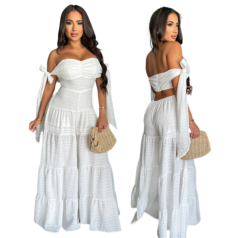 Women's Holiday Selfie Bodysuits Casual Simple Style Streetwear Solid Color Full Length Jumpsuits display picture 25