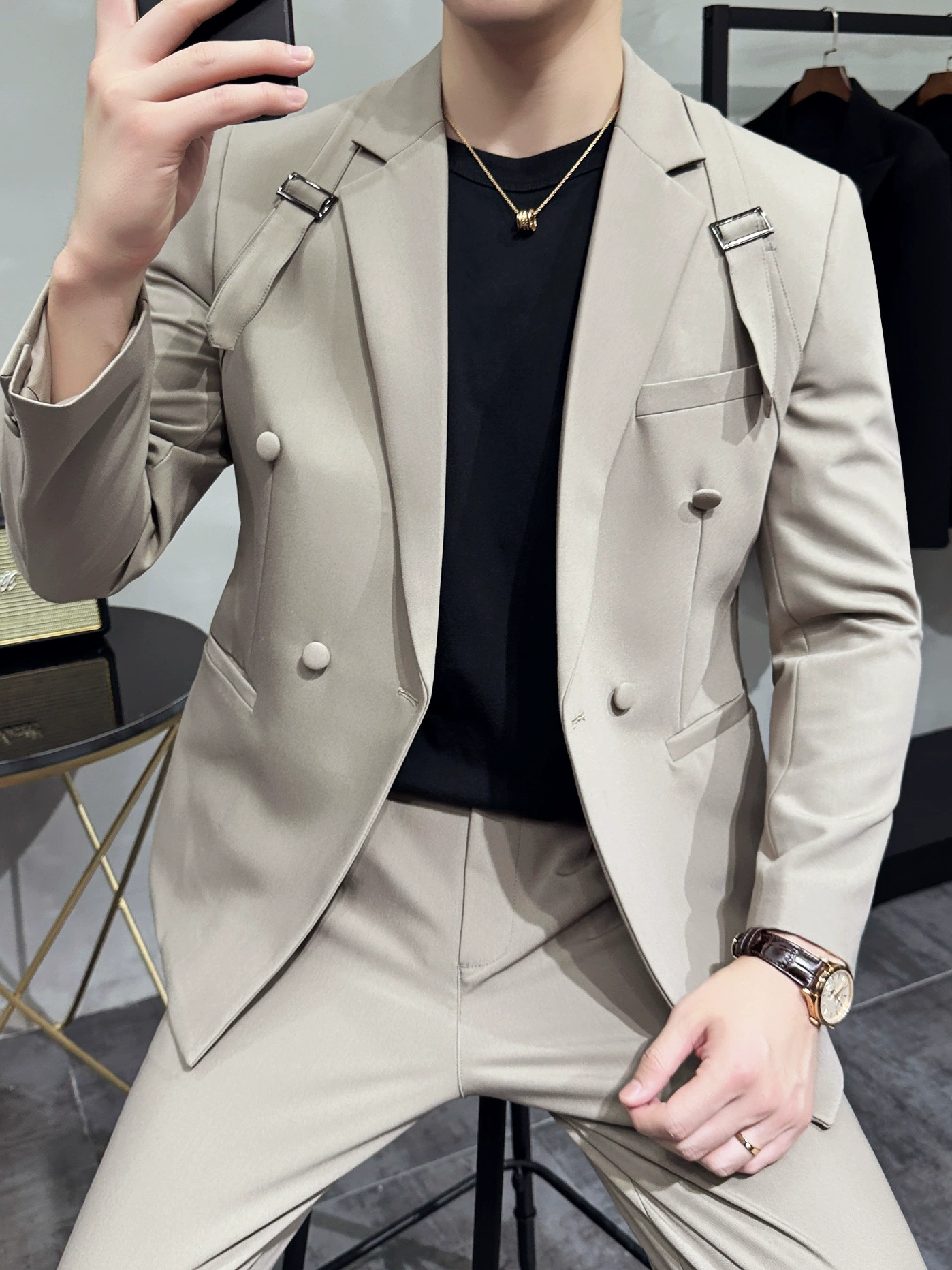 Autumn set, suit, Korean style