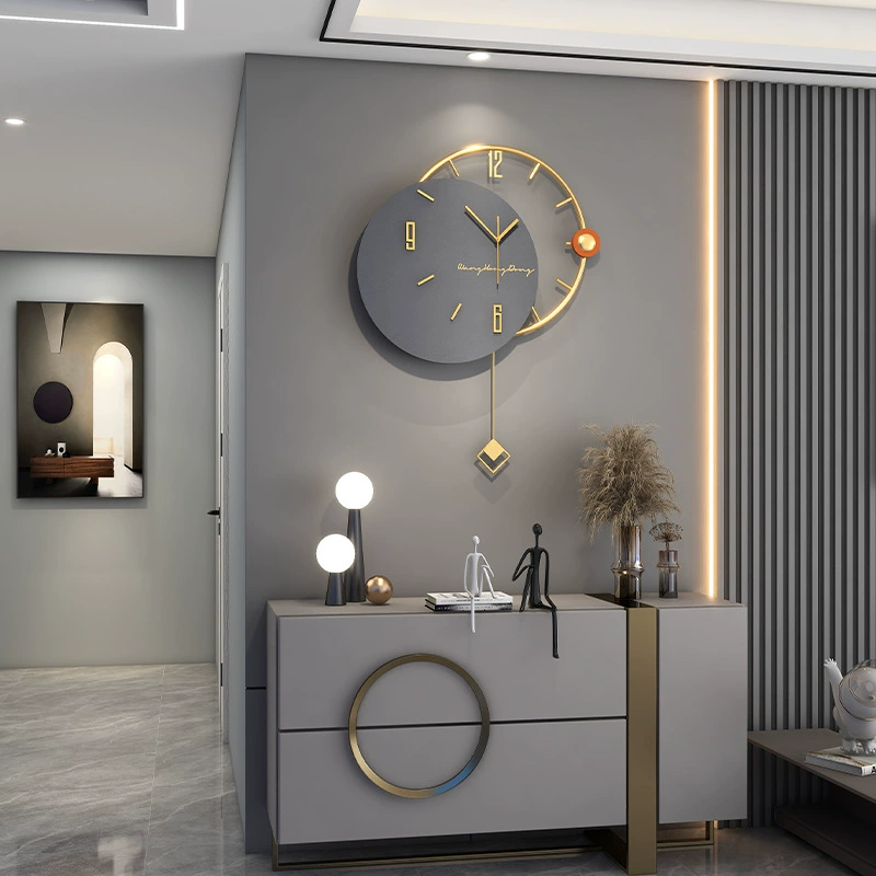 Modern fashionable wall watch, light luxury style, simple and elegant design, high-quality style