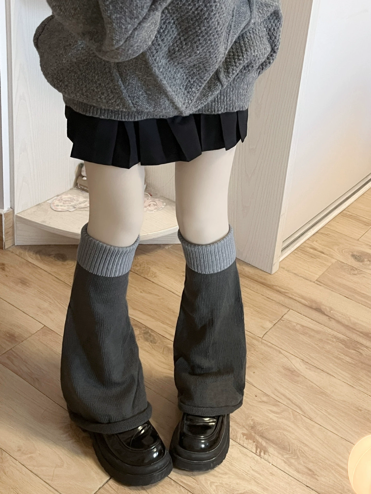 Голени-варежки (Millennium) Y2K Lolita Bow Lace Calf Socks Set, один размер