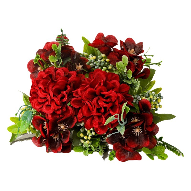 Baifang jardín Maria mariposa bola flor artificial escritorio decoración apoyos mesa de comedor boda arreglo de flores decoración