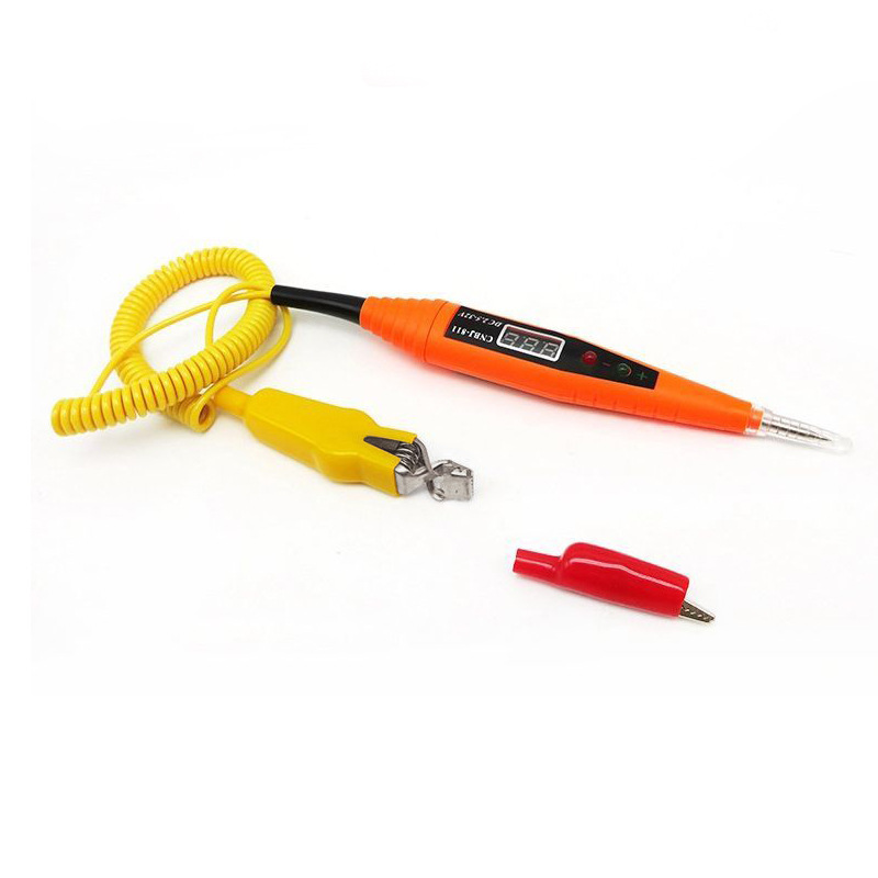 Lámpara de prueba del coche electricista de reparación de automóviles especial multifunción pantalla digital electrosonda 12v24v Detección de línea