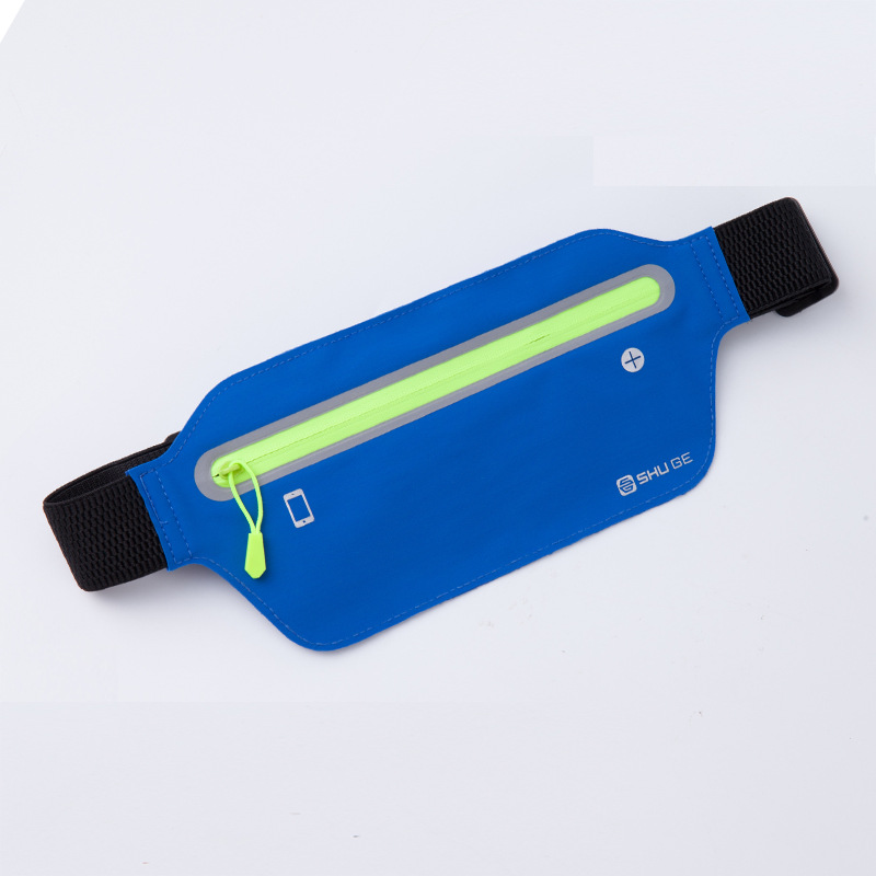 Riñonera deportiva, bolsa portátil para teléfono móvil, riñonera antirrobo para pasaporte para hombres y mujeres, riñonera reflectante ligera e impermeable para correr al aire libre