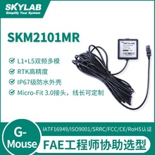 RTK高精度天线一体化gps北斗模块,RS232工业级车载G-mouse