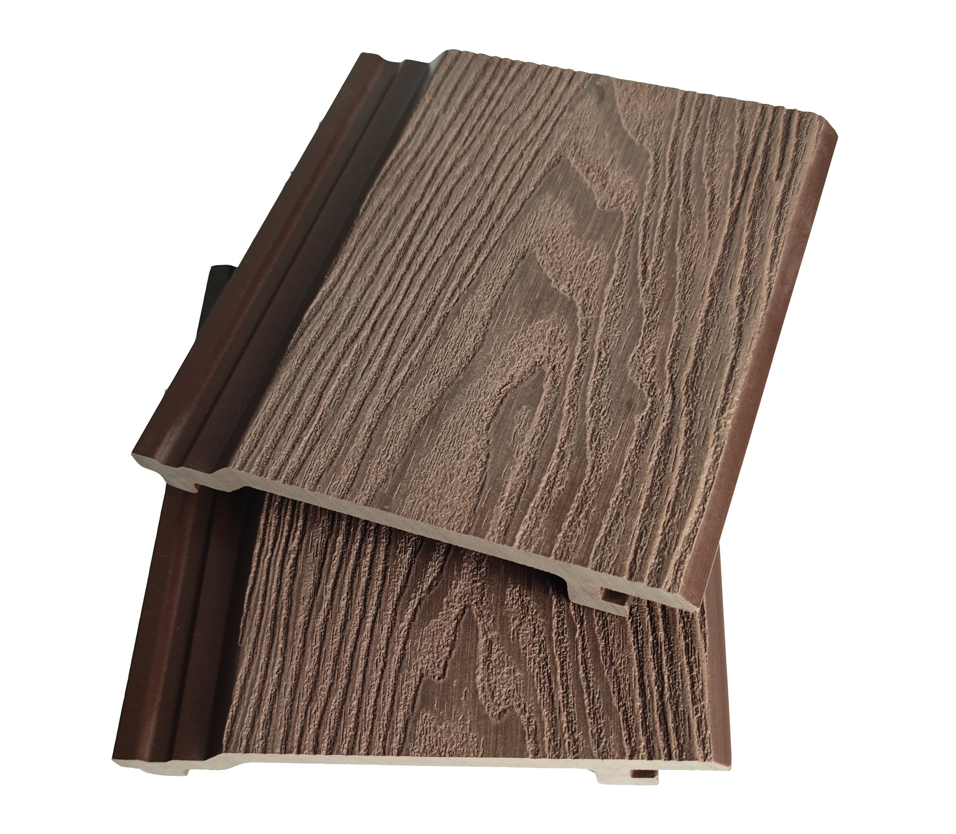 Madera de plástico en relieve 3D tablero pequeño piso de madera de plástico tablero de pared al aire libre madera ecológica al aire libre wpc panel