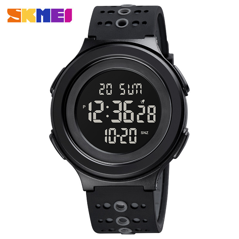 Skmei 1733 estudiante deportes al aire libre pantalla digital reloj electrónico moda retroiluminación cinta nuevo cronógrafo calendario reloj