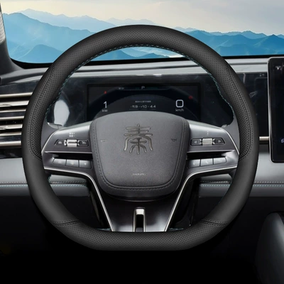 Byd Qin L Qin Plus: Steering wheel cover - byd-qin-special-black-line-sleeve-type-ultra-thin-default