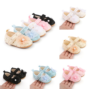 Camile spring and autumn baby princess shoes newborn toddler shoes baby walking shoes 0-1 year old baby shoes