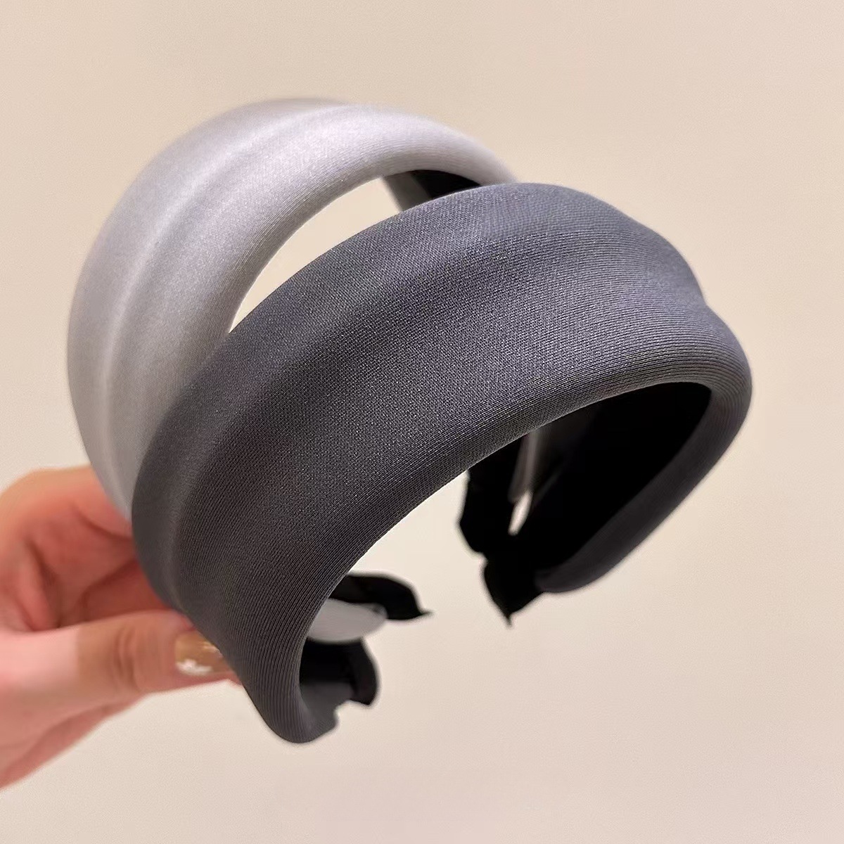 Ancient Early Atmosphere French Retro Wide-brimmed Hair Hoop Autumn and Winter Niche Elegant Face Wash Out Hair Hoop Hair Accessories New Style_voghion.com