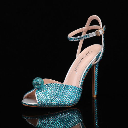 Low Heel Turquoise Wedding Shoes For Bride Something Blue Wedding