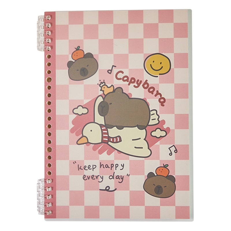 Lazy cobaya Life A5 de hojas sueltas B5 cuaderno súper grueso diseño desmontable cuaderno de línea horizontal de alto aspecto
