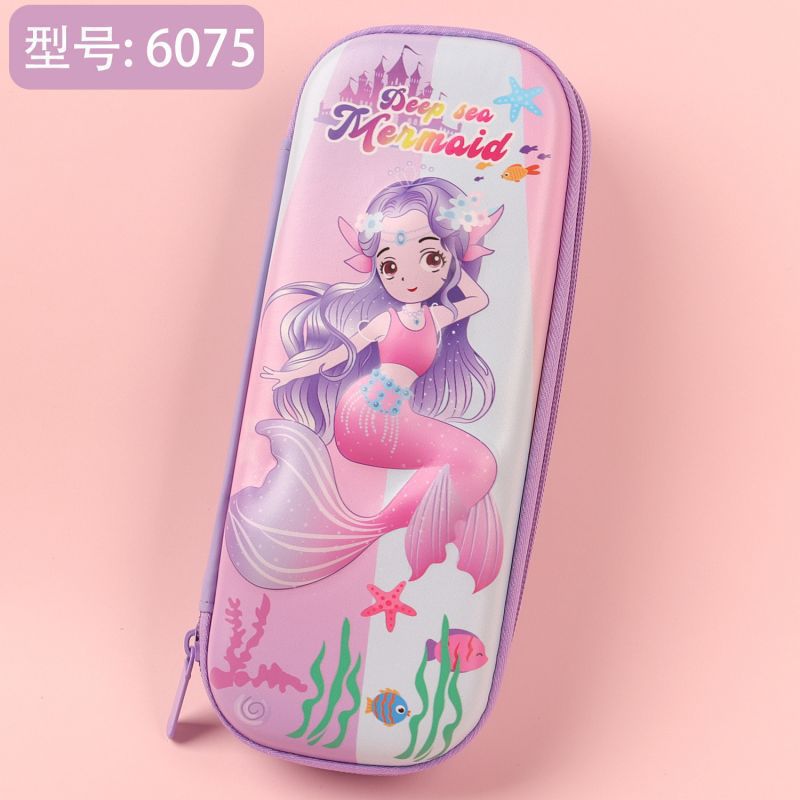 Tela + Eva dos capas de dibujos animados sirenas moradas