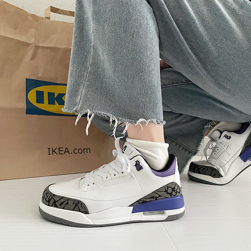 ins Hong Kong trendy brand air cushion sneakers for men and women chic street wear thick-soled couple basketball running shoes autumn
