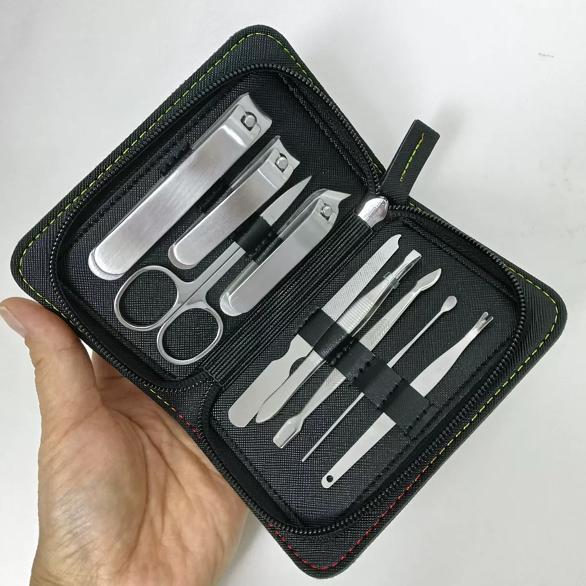 便携式9件套家用指甲刀套装 厂家直销修甲工具指甲剪套装质量好
