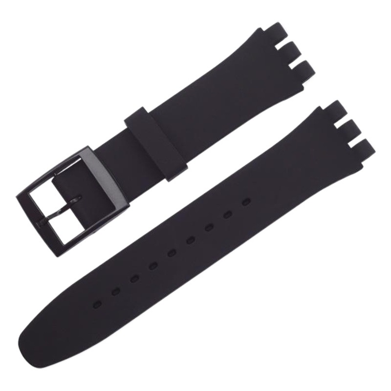 Replacement Swatch Watch Strap Silicone Watch Band Accessories 12mm 16mm 17mm 19mm 20mm Multi-Color