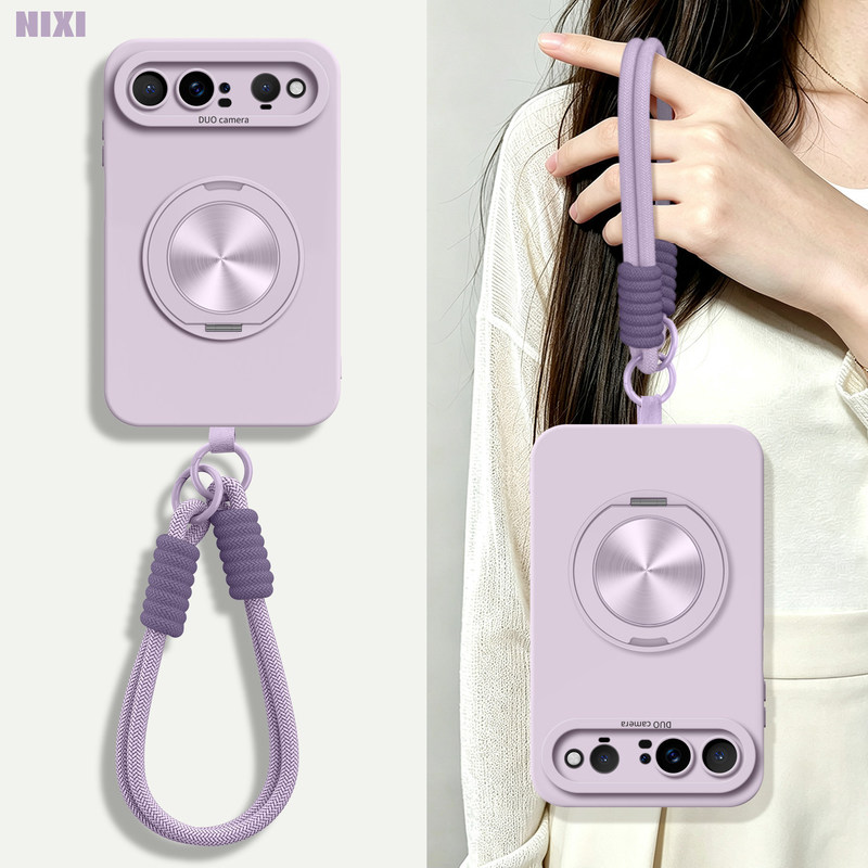 Suitable for Huawei Pura X View phone case, with a silicone strap, wide, straight, and diagonal crossbody strap Suitable for Huawei Pura X View phone case, with a silicone strap, wide, straight, and diagonal crossbody strap