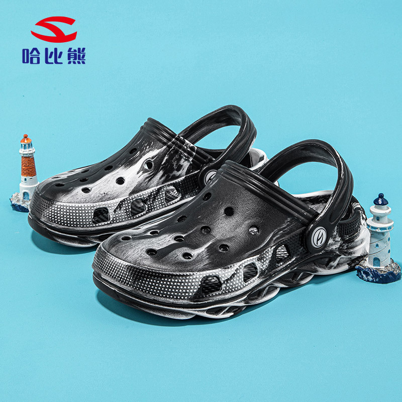 Zapatos para niños de Hobbit Bear Zapatillas para niños Zapatos con agujeros de eva 2024 Sandalias de verano para niñas Zapatos con agujeros de Baotou Zapatos para bebés