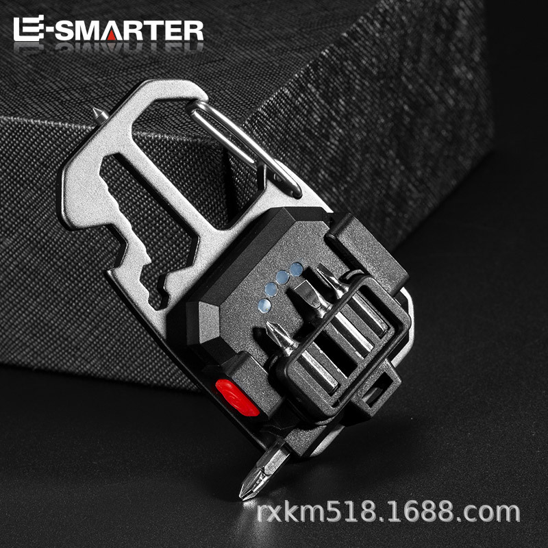 Éxito de ventas transfronterizo: linterna LED mini ultracompacta para llavero: linterna portátil ligera de alta intensidad