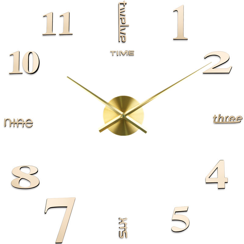 Reloj de pared acrílico DIY｜Diseño tridimensional｜Decoración del hogar｜Venta al por mayor