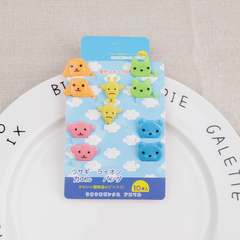 Трансграничный жираф Фруктовая вилка мультфильм животных Фруктовая вилка для детей