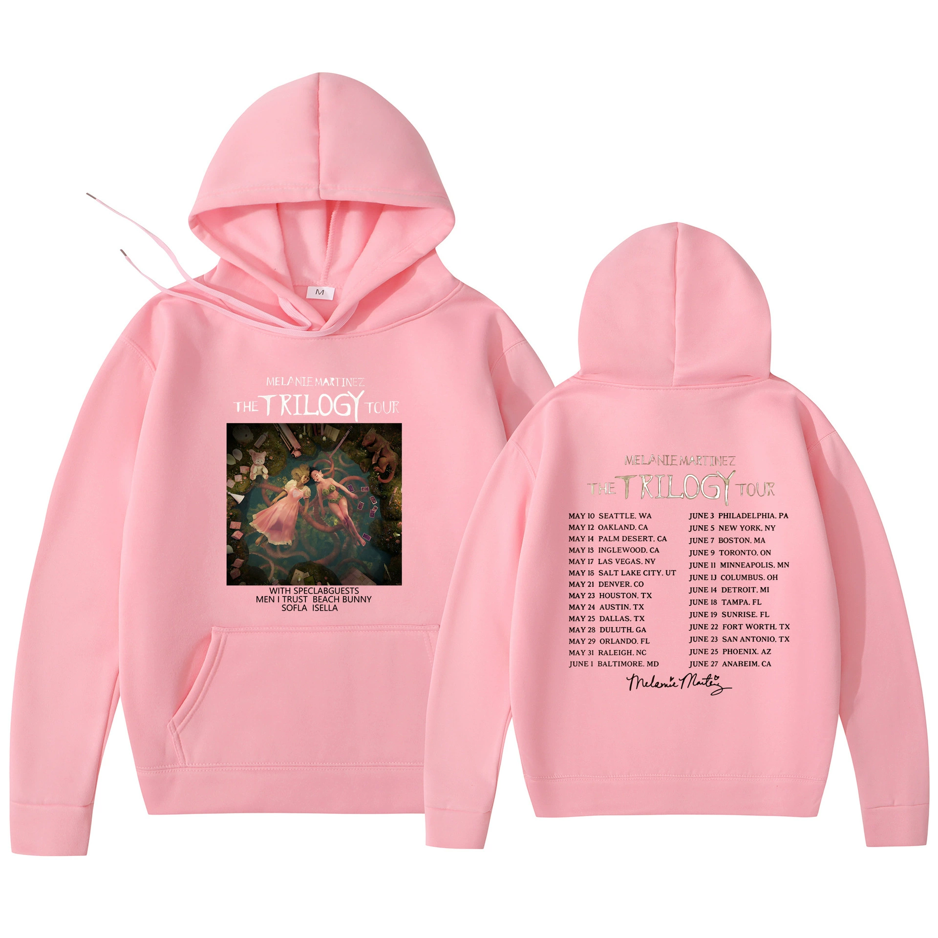 Худи‑пуловер (Foreign Trade) Melanie Martinez «The Trilogy Tour» с принтом, унисекс, размеры S–3XL