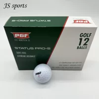 PGF белый гольф-мяч второй этаж golf поставки 12 коробок поддержка пользовательского высокого качества гольф
