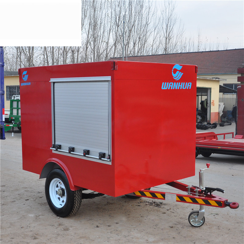 1.5吨消防器具拖车 消防工具拖车 汽车拖车 机器人拖车 厢子拖车