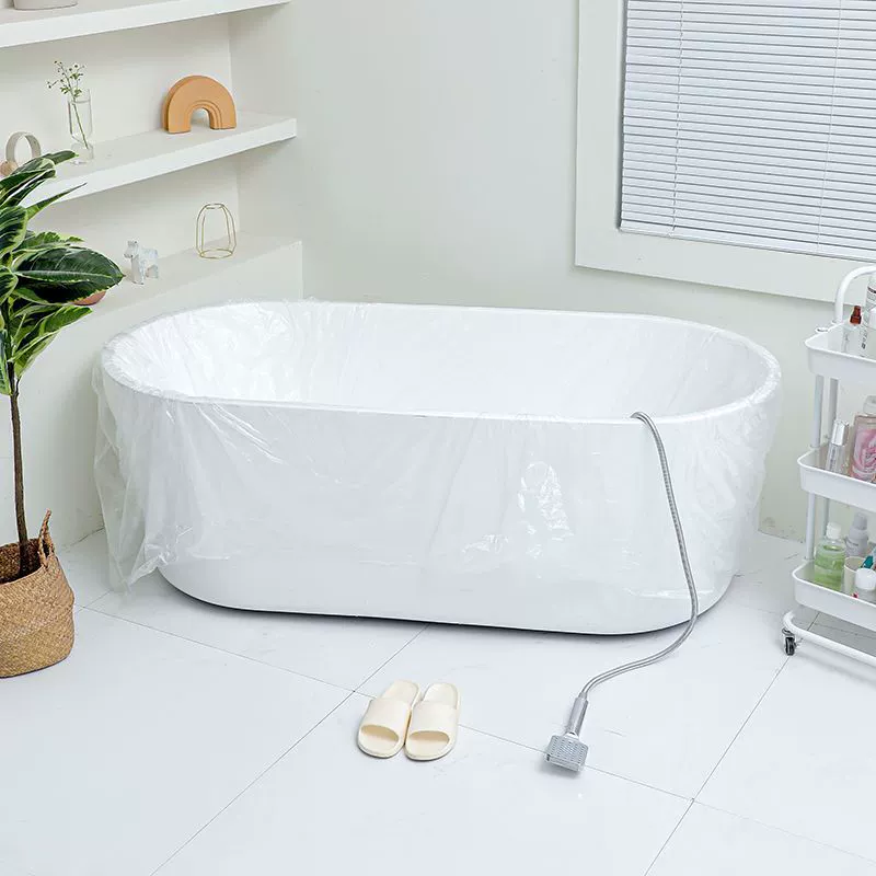 Утолщенные 50 одноразовых мешков для ванны, пленка для ванны, дорожные сумки, мешки для купания и плавания, мешки для купания в деревянных бочках.