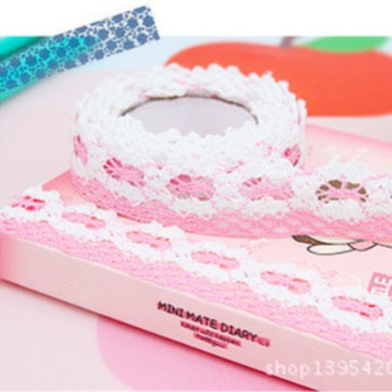 布艺蕾丝胶带花边棉线胶带花边蕾丝胶带定 制DIY