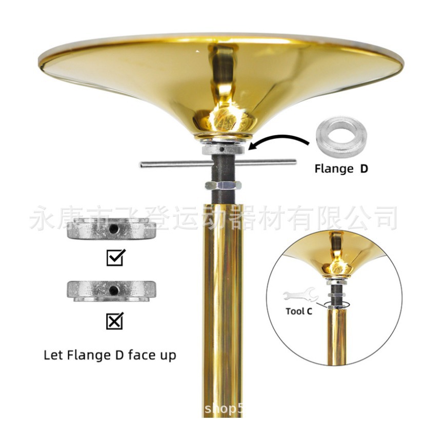 Barra de baile POLE DANCE acero inoxidable entrenamiento abdominal fitness en casa