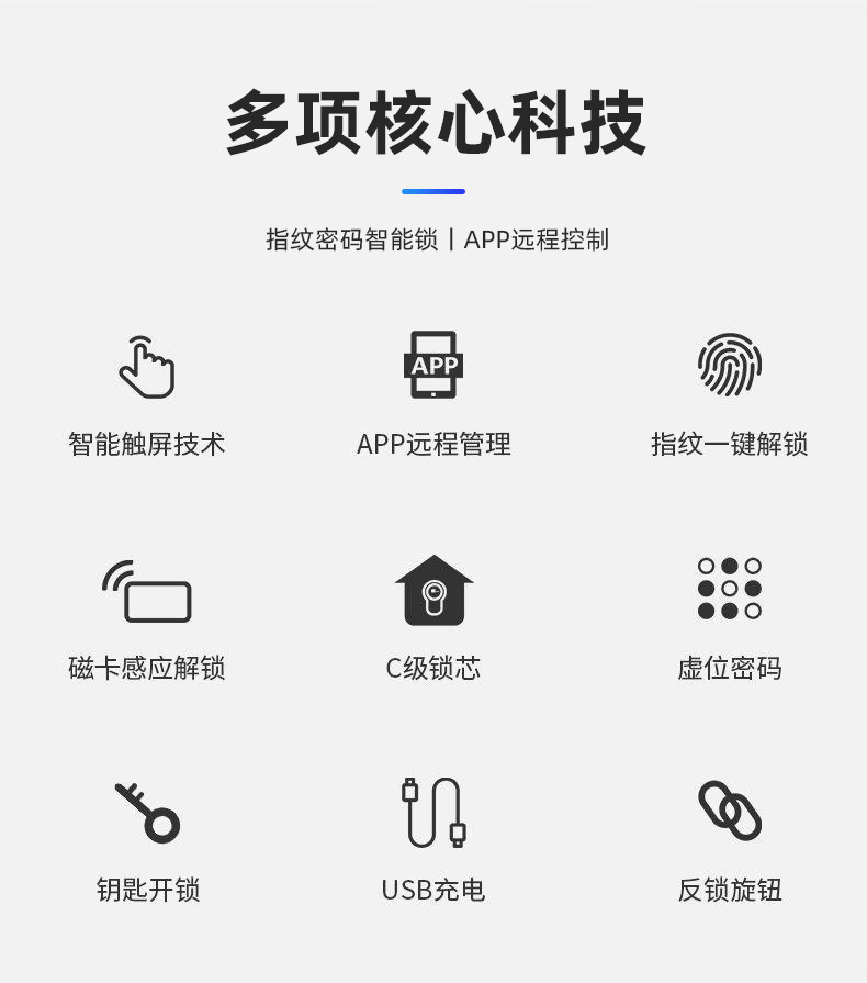 指纹密码智能锁_09
