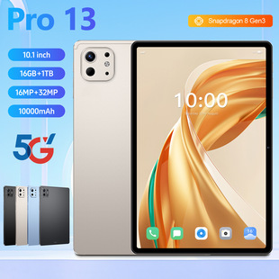 Best-Selling Cross-Border Pro 13 Tablet 10.1inch Incell Screen 4+32Gb Flagship Eight-Core 4g Global Communication