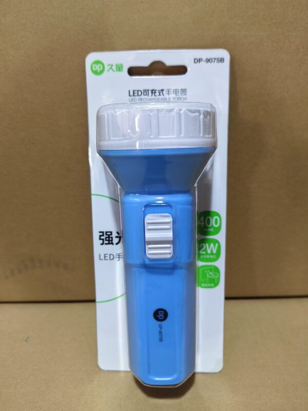 Jiuliang 充電式 LED 懐中電灯家庭用シングルランプビーズ強力な光屋外ポータブルプラスチック懐中電灯ミニギフト|undefined