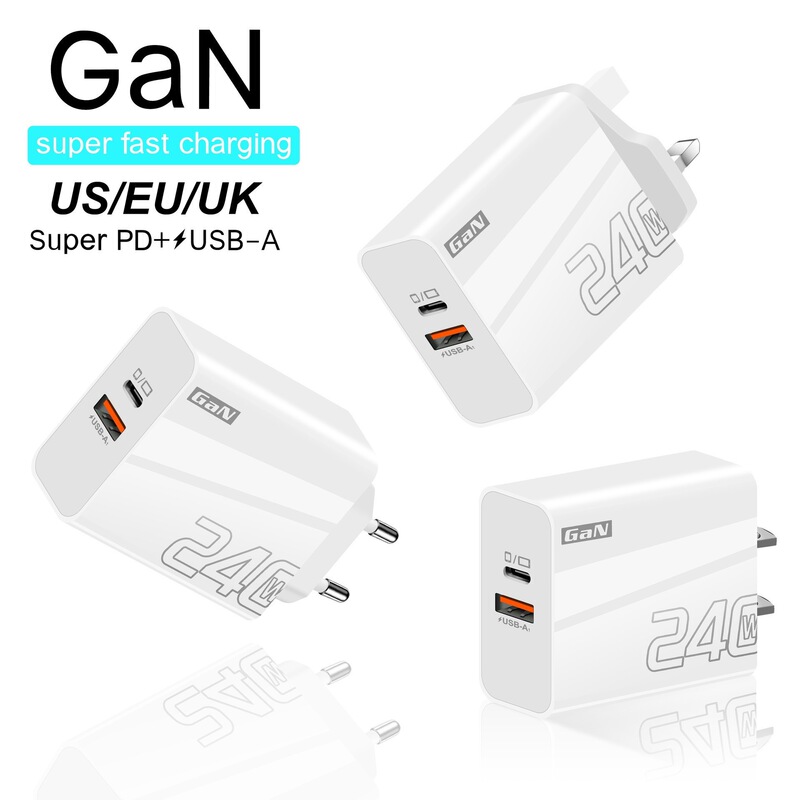 240W Multi-Port Charger Pd Smartphone Fast Charging Charging Head European, American and British Standard Qc3.0+Pd Plug Adapter 240W Multi-Port Charger Pd Smartphone Fast Charging Charging Head European, American and British Standard Qc3.0+Pd Plug Adapter