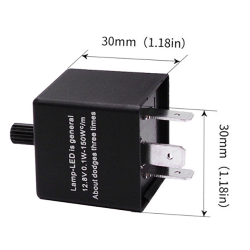 Coche de la motocicleta LED relé de flash ajustable CF13 KT LED que fluye agua luz de giro relé de flash