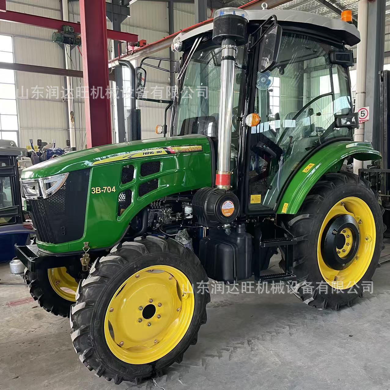 大泵直喷RDW-704农用拖拉机 空调驾驶室水旱两用耕地机出口拖拉机