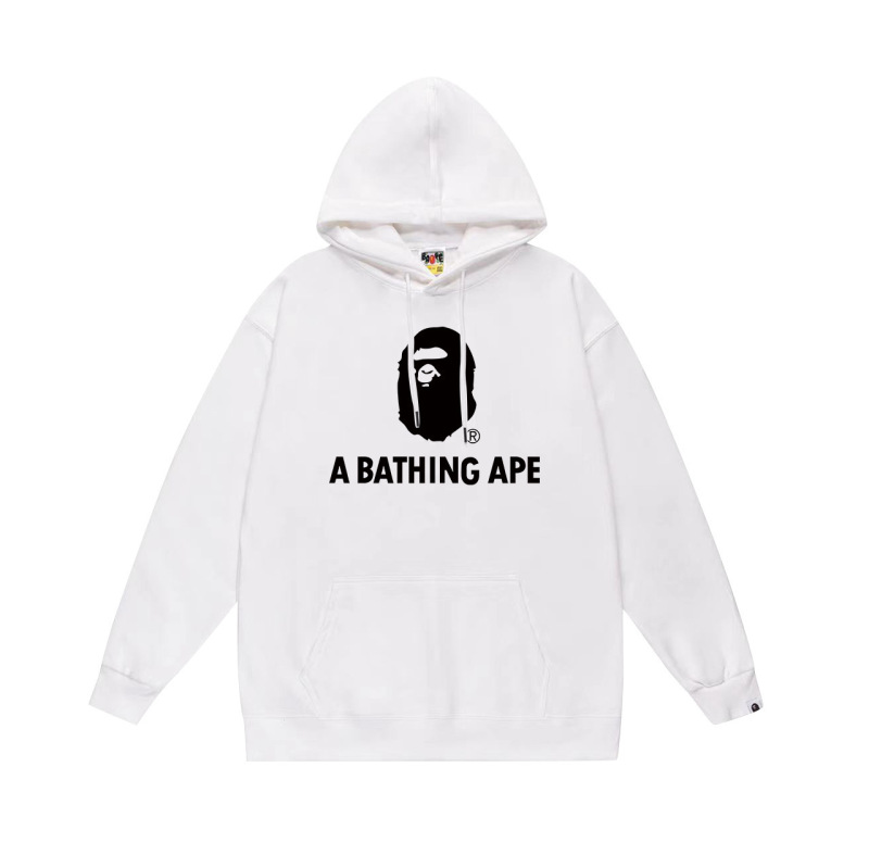 BAPE猿人头潮牌单面印花连帽卫衣秋冬新款嘻哈潮流男女同款|undefined