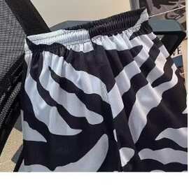 动物花纹美式短裤男潮四分篮球运动裤街头夏季速干透气休闲沙滩裤