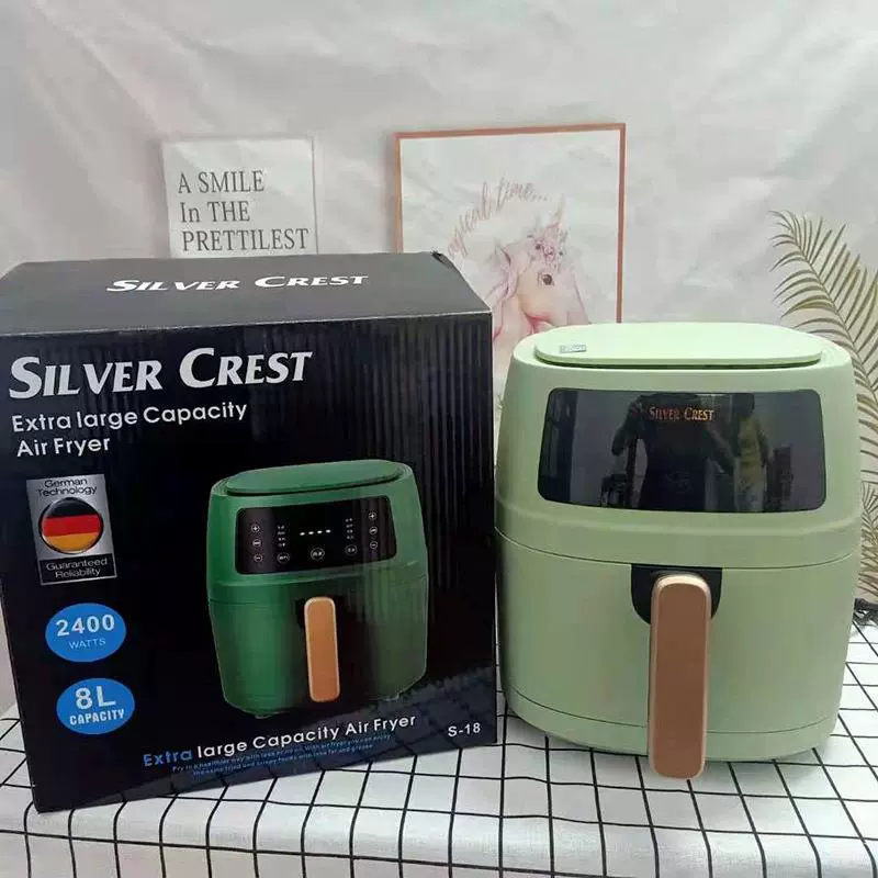 8L серебристый Crest Air FRYER дом Multifunctional воздушная жарка ...