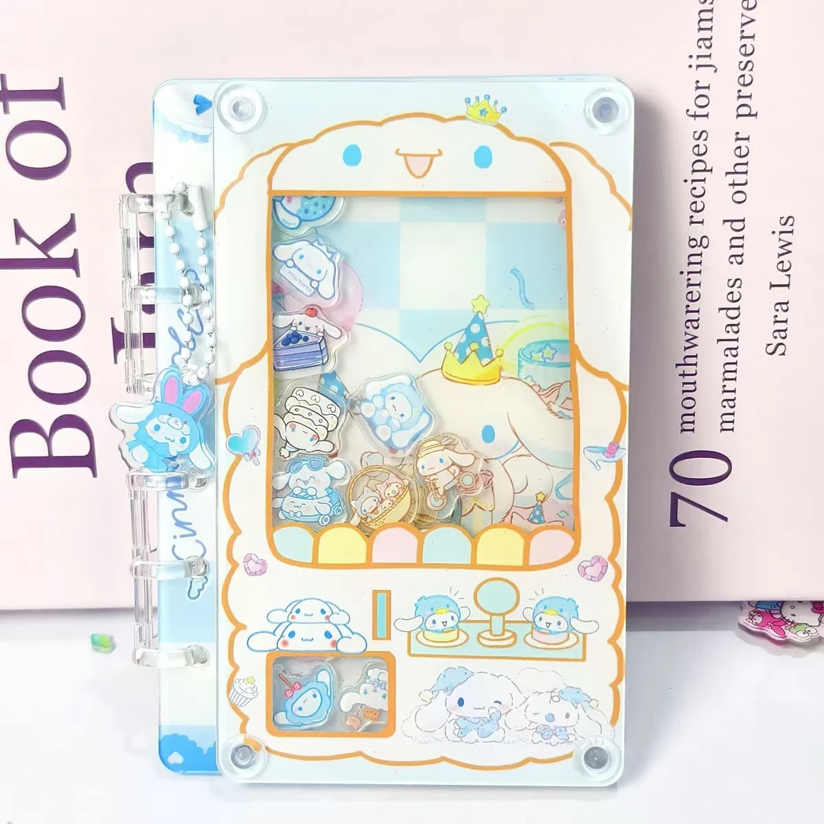 Diy手帳創意シートa 7ロックノート小馬小新バレーボール少年アクリルバインダー