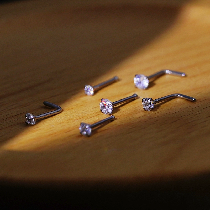 Горячая волна, перфорированный маленький бриллиант, титановая сталь, супер-флэш, циркон, ушной костный гвоздь, маленький ушной гвоздь, невидимый ушной гвоздь, гвоздь для носа, кольцо для носа, ювелирные изделия