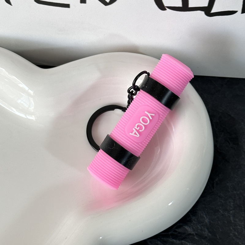 トレンドフィットネスシリーズのキーホルダー部品ミニバーベルのコップのペンダント|undefined